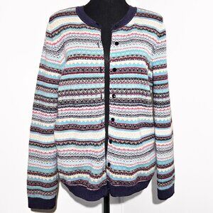 Talbot's Lambs Wool Blend Cardigan, Size Medium